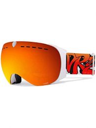 Ochelari Ski Snowboard DR.ZIPE Headmaster Level 7 White Orange