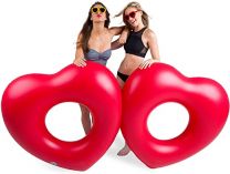 Big Mouth Two of Hearts Pool Float