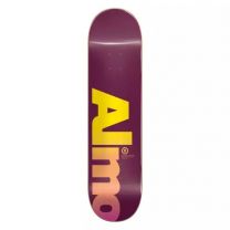 Skateboard Deck Almost Fall Off Logo Magenta 8"