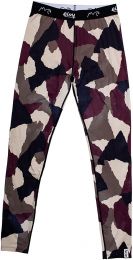 Base Layer Bottom Eivy Icecold Tight Wine Camo Pattern S