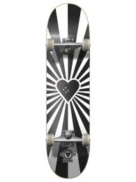Skateboard Complete Heart Supply Burst Logo Negru 7.75"