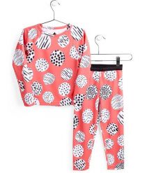 Set Bluza si Pantaloni Termici Copii Burton Toddlers Lightweight DOODLE DOT