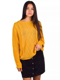 Pulover Roxy England Skies Pullover Mineral Yellow