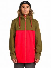 Geaca Snowboard Empyre Headwall Olive Red 10K Softshell S