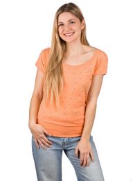 Tricou Kazane - Hilde T-Shirt Cantaloupe Sprinkles Orange