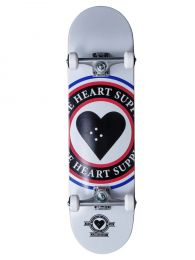 Skateboard Complete Heart Supply Insignia Alb 8.25"