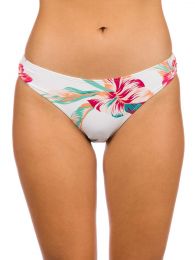Bikini Bottom Roxy Lahaina Bay Reg Bright White Tropic