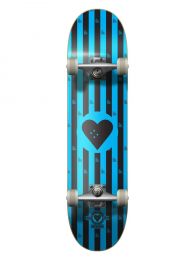 Skateboard Complete Heart Supply Round Logo Stripes 8.25"