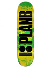 Skateboard Deck Plan B Team Original Fluor Green 8.25"