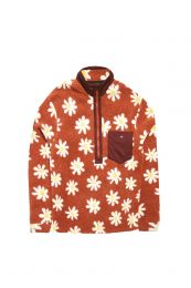 AIRBLASTER Sherpa Half Zip Rust Daisy