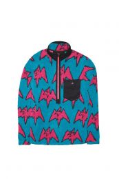 AIRBLASTER Sherpa Half Zip Turquoise Terry