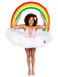 Big Mouth Rainbow Cloud Pool Float