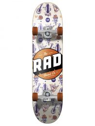 Skateboard Complete RAD Logo Progressive Wallpaper 7.75"