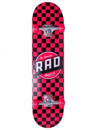 Skateboard Complete RAD Checkers Rosu 7.75"