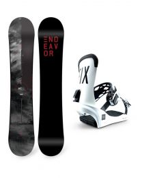 Set Placa Snowboard Endeavor Live 2020 155 + Legaturi Snowboard FIX Peak+