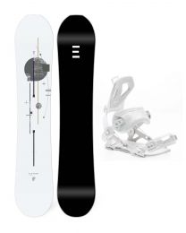Set Placa Snowboard Endeavor Pioneer 2021 + Legaturi Snowboard SP Core Grey 20/21 M