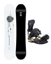Set Placa Snowboard Endeavor Pioneer 2021 + Legaturi Snowboard SP sLAB.one Multientry Gold 21/22