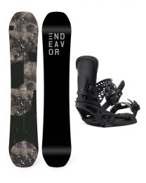 Set Placa Snowboard Endeavor Ranger 2021 + Legaturi Snowboard Burton Malavita EST Brackish W22