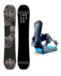 Set Placa Snowboard Endeavor Ranger 2021 + Legaturi Snowboard Fix Yale Blue M