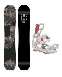Set Placa Snowboard Endeavor Ranger 2021 + Legaturi Snowboard SP Brotherhood Sand 20/21 M