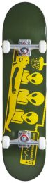 Skateboard Complete Alien Workshop Abduction Army 8.25"