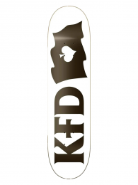Skateboard Deck KFD Flagship Alb