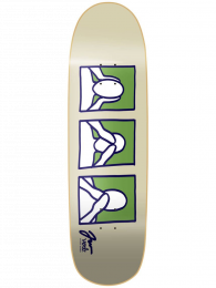 Skateboard Deck Verb Wray White 8.86"