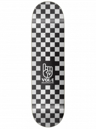 Skateboard Deck Vol.1 Checker Negru