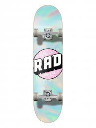 Skateboard Complete RAD Logo Progressive Holographic 8"