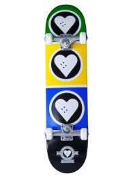 Skateboard Complete Heart Supply Squad Brazil 7.5"